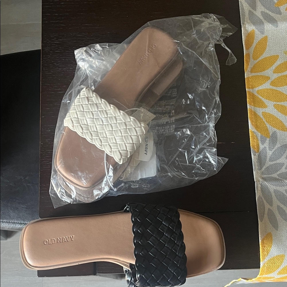 NEW Women's Slide Sandals - 2 Pairs